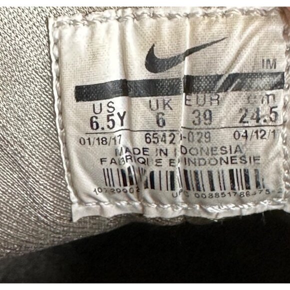 NIKE HUARACHE RUN GS Boys Cobblestone Cobblestone-white-black Youth Size 6.5 - Picture 2 of 7